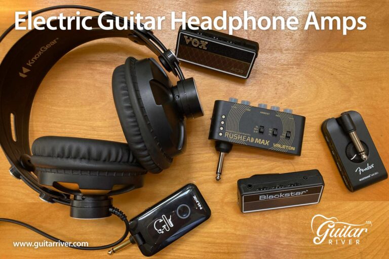 Playing an Electric Guitar with Headphones Headphone Amps Compared Guitar River